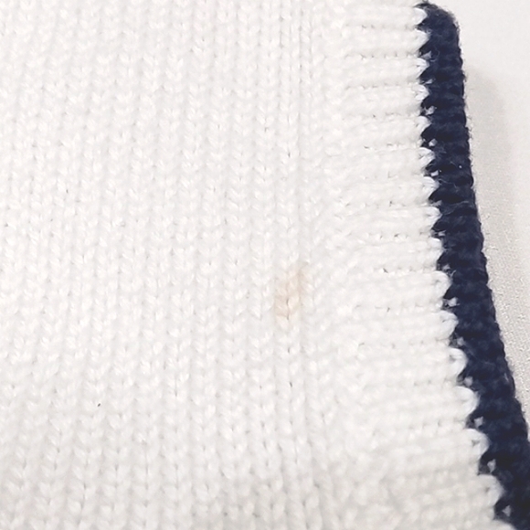 Janie and Jack knit, white sweater vest US 6-12M - Picture 4 of 6